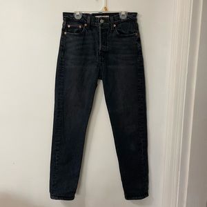 Levi’s Black Wedgie Straight Jean